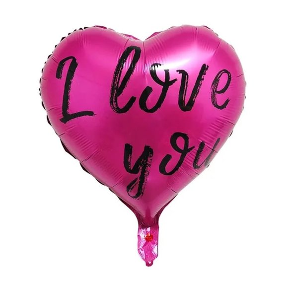 6PK New Cute I Love You Mama Doll 18" Heart Balloons - Picture 2 of 5
